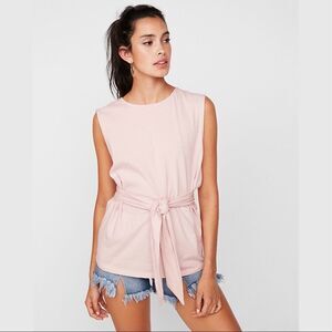 ✨2xHP✨Tie-Front Cotton Tank✨ 